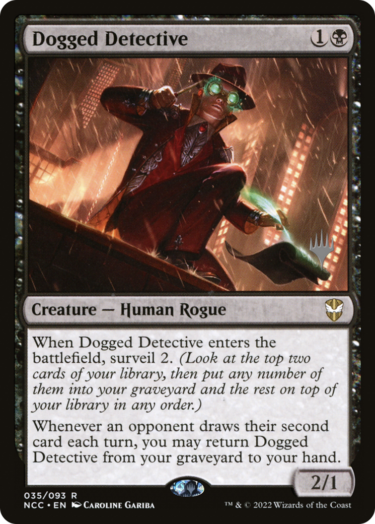 Image of Dogged Detective (PPSNC-035) - New Capenna Commander Promos Foil