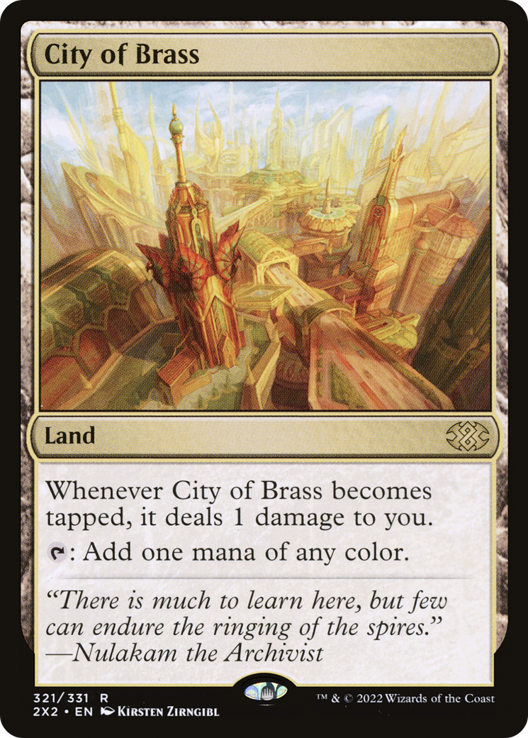 Image of City of Brass (2X2-321) - Double Masters 2022