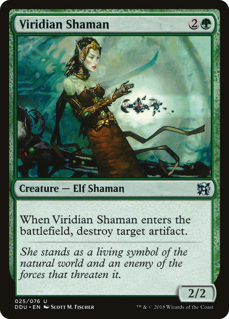 Image of Viridian Shaman (DDU-025) - Duel Decks: Elves vs. Inventors