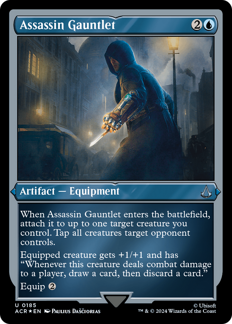 Image of Assassin Gauntlet (ACR-185) - Assassin's Creed Etched Foil