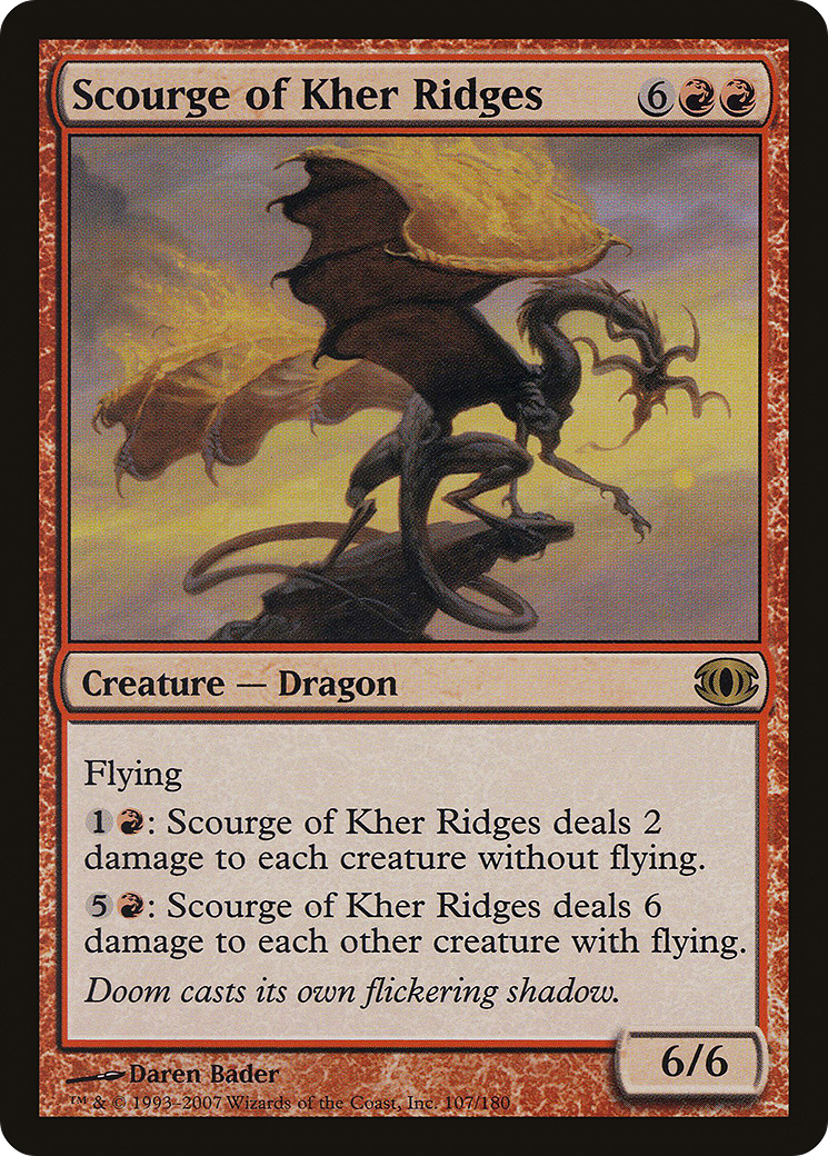 Image of Scourge of Kher Ridges (FUT-107) - Future Sight Foil
