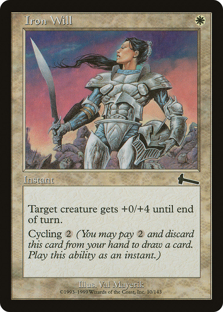 Image of Iron Will (ULG-010) - Urza's Legacy