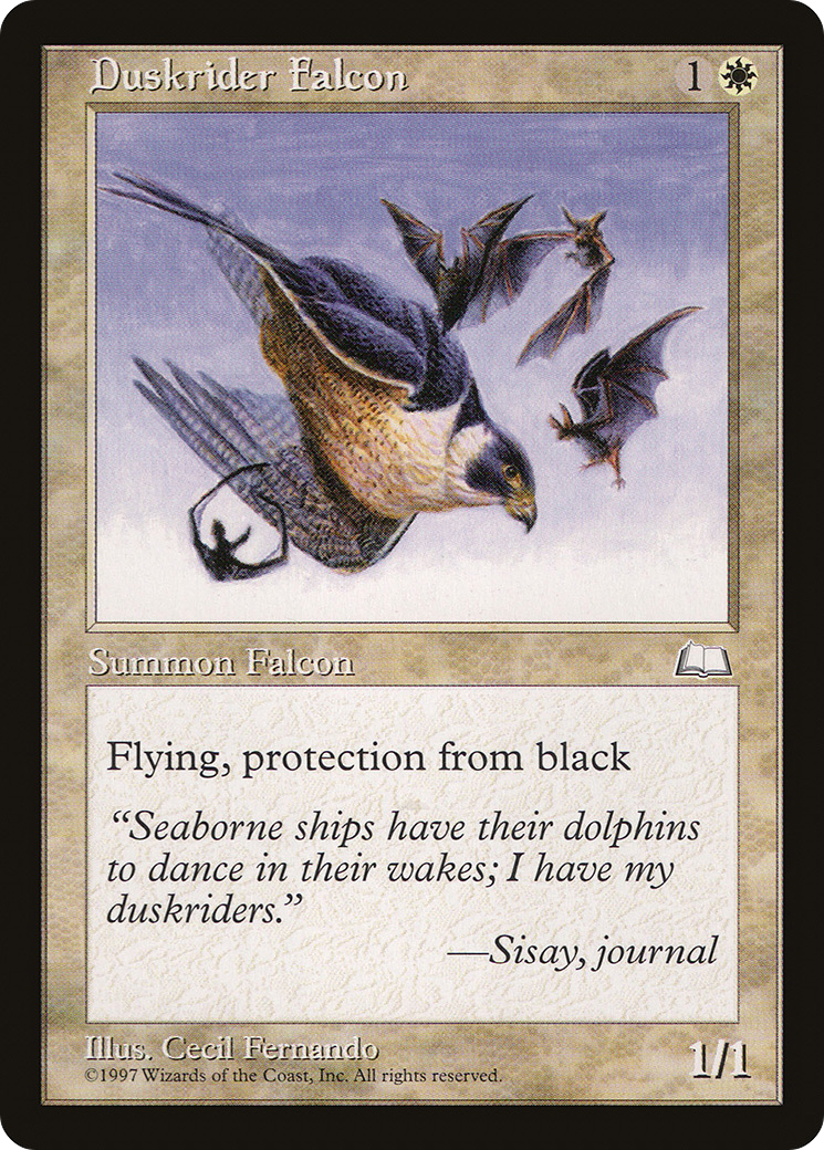 Image of Duskrider Falcon (WTH-) - Weatherlight