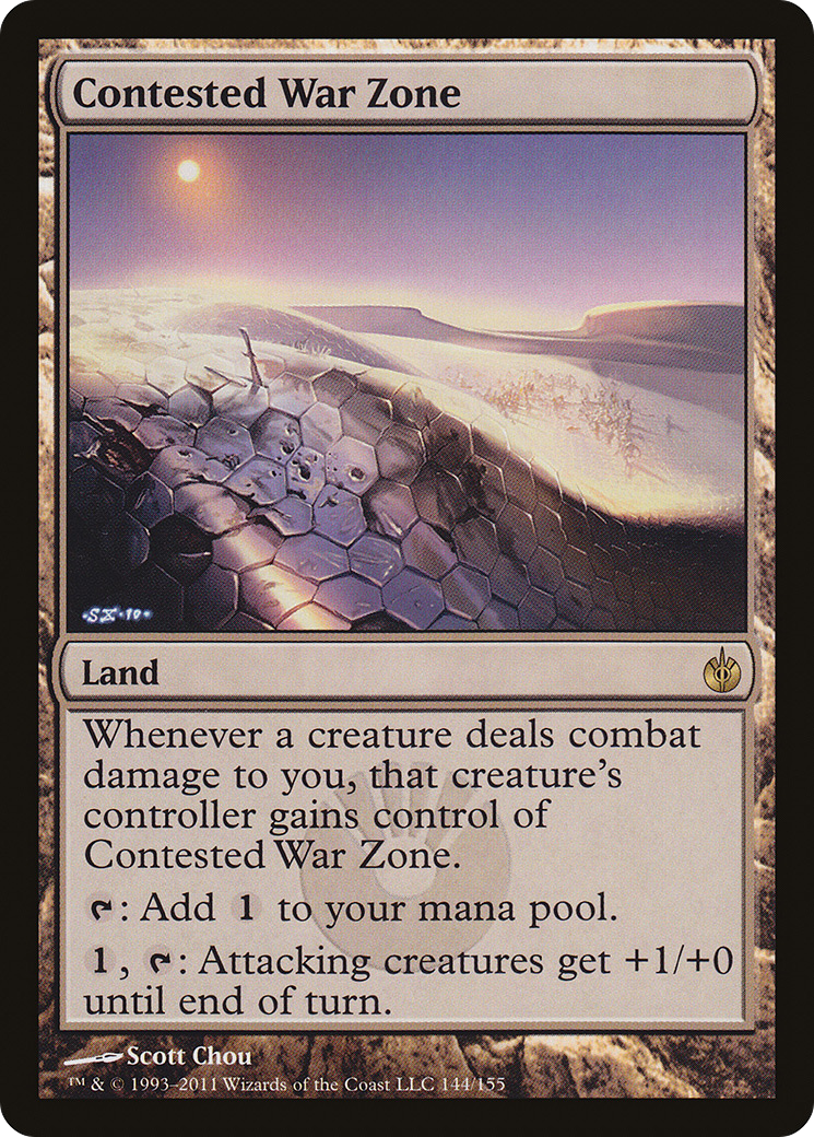 Image of Contested War Zone (MBS-144) - Mirrodin Besieged Foil