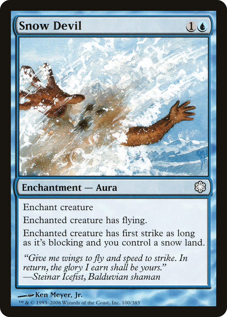 Image of Snow Devil (CTD-100) - Coldsnap Theme Decks