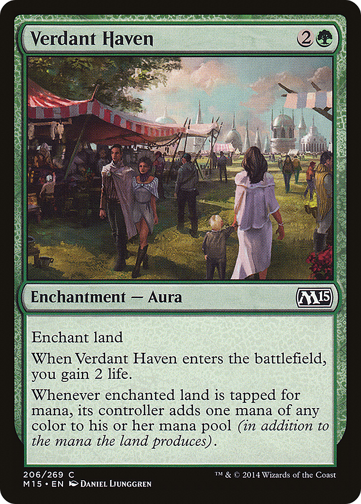 Image of Verdant Haven (M15-206) - Magic 2015 Foil