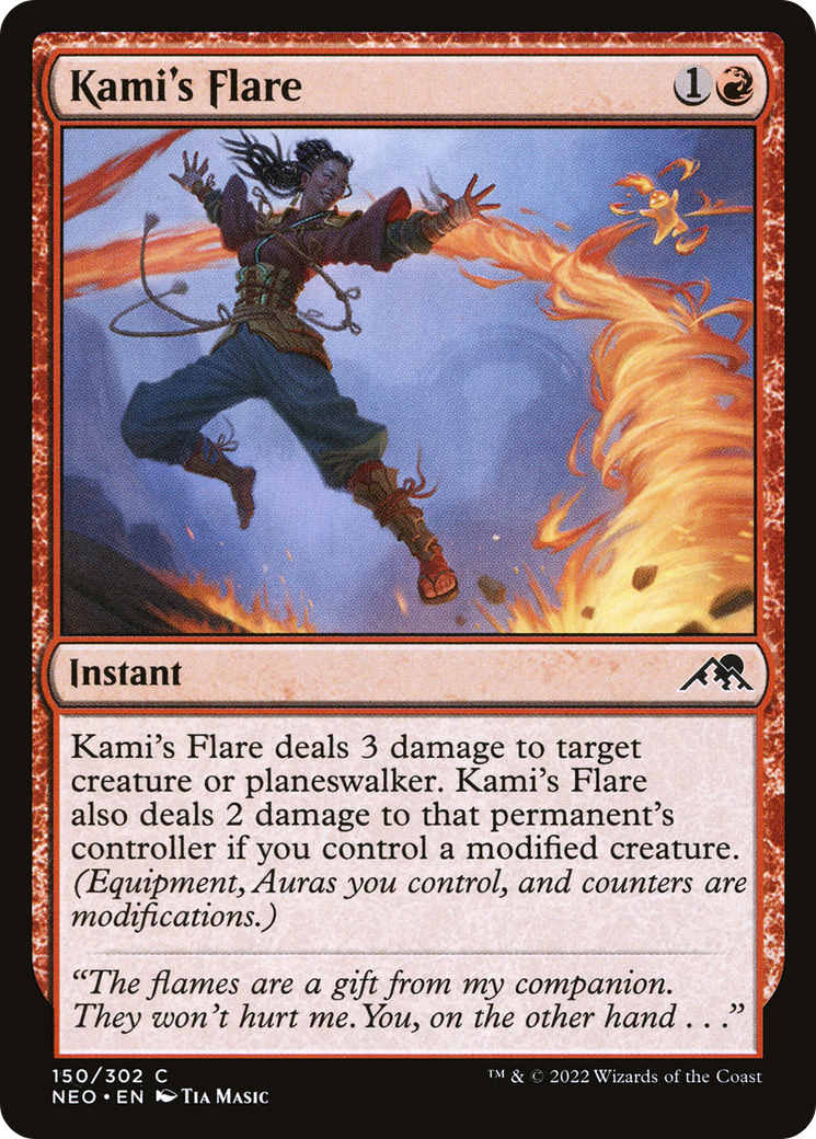 Image of Kami's Flare (NEO-150) - Kamigawa: Neon Dynasty