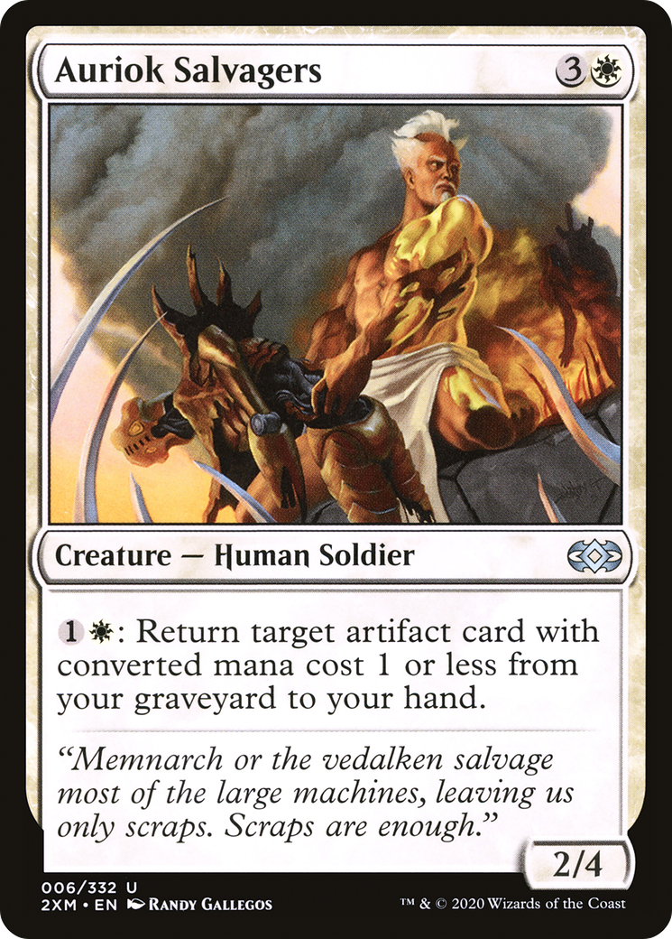 Image of Auriok Salvagers (2XM-006) - Double Masters Foil