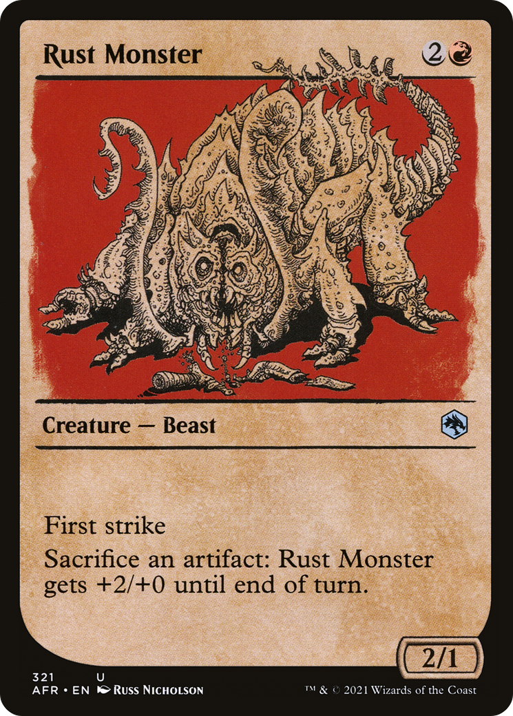 Image of Rust Monster (Showcase) (AFR-321) - Adventures in the Forgotten Realms: (Showcase)
