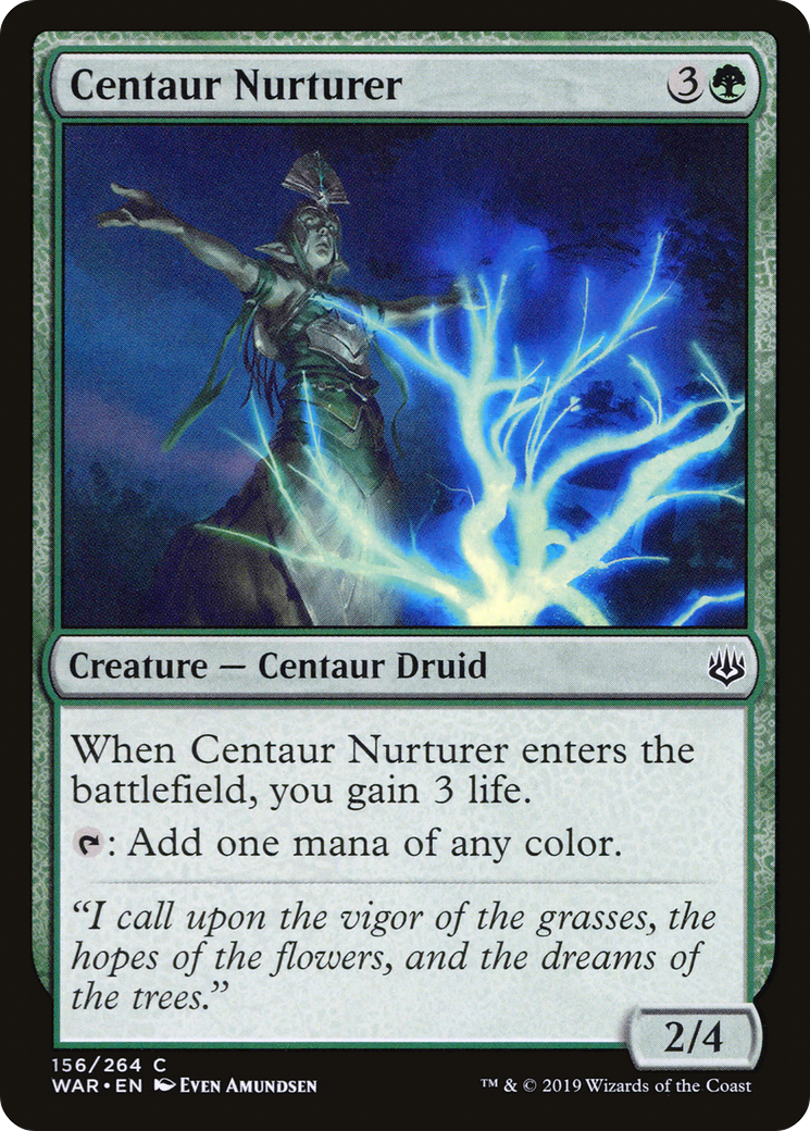 Image of Centaur Nurturer (WAR-156) - War of the Spark Foil