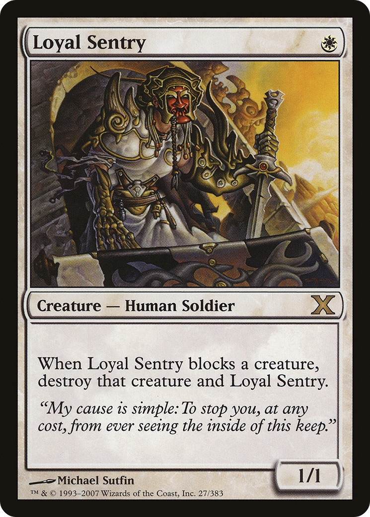 Image of Loyal Sentry (10E-027) - Tenth Edition