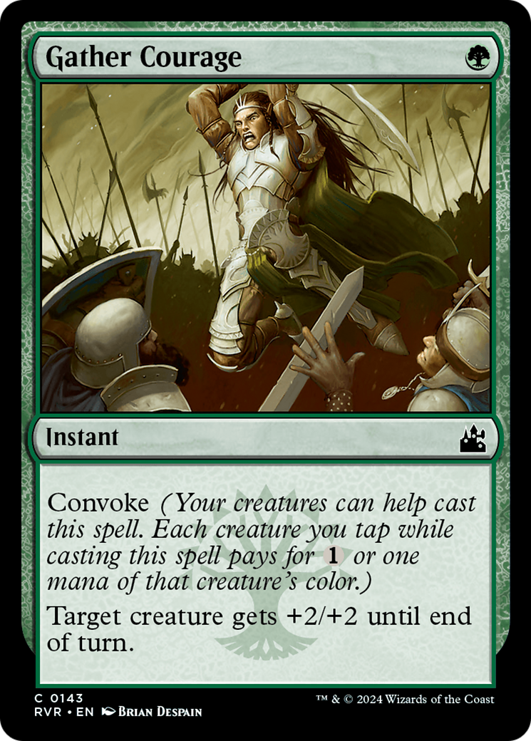 Image of Gather Courage (RVR-143) - Ravnica Remastered