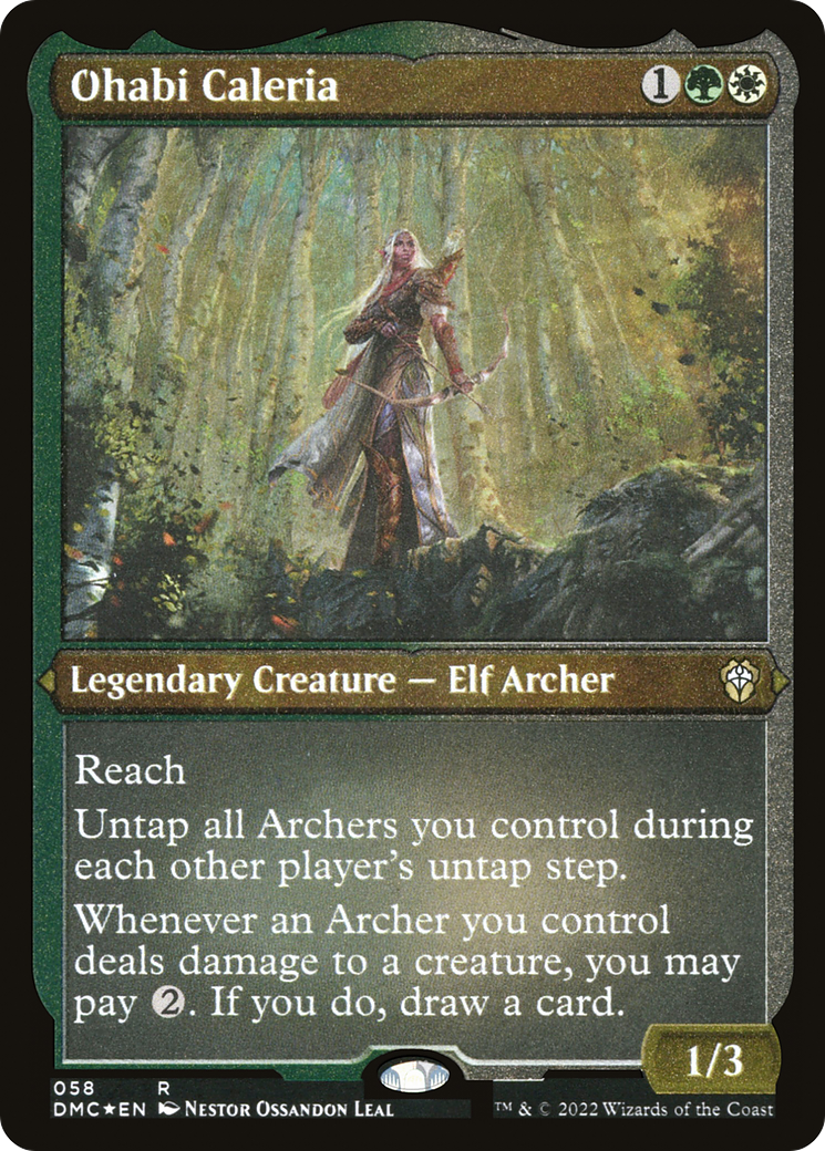 Image of Ohabi Caleria (DMC-058) - Dominaria United Commander Etched Foil