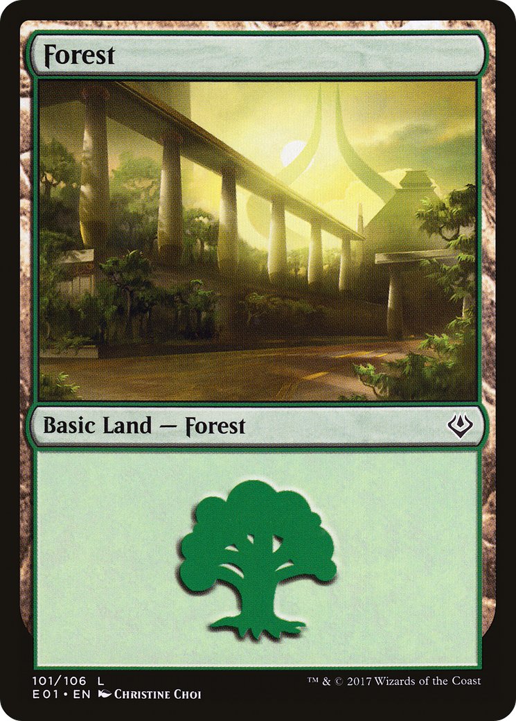 Image of Forest (101) (AC2-101) - Archenemy: Nicol Bolas