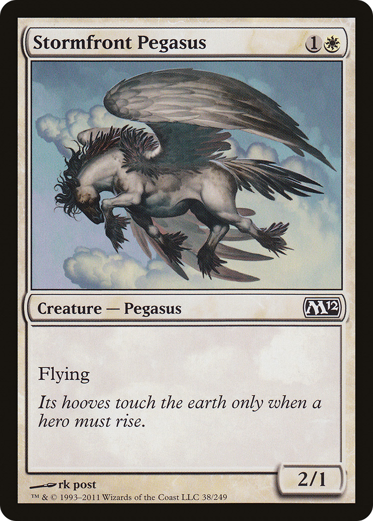 Image of Stormfront Pegasus (M12-038) - Magic 2012 Foil