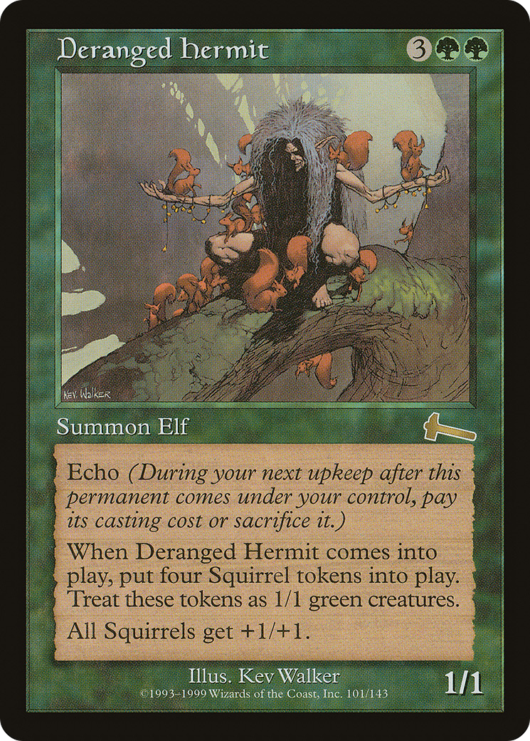 Image of Deranged Hermit (ULG-101) - Urza's Legacy Foil