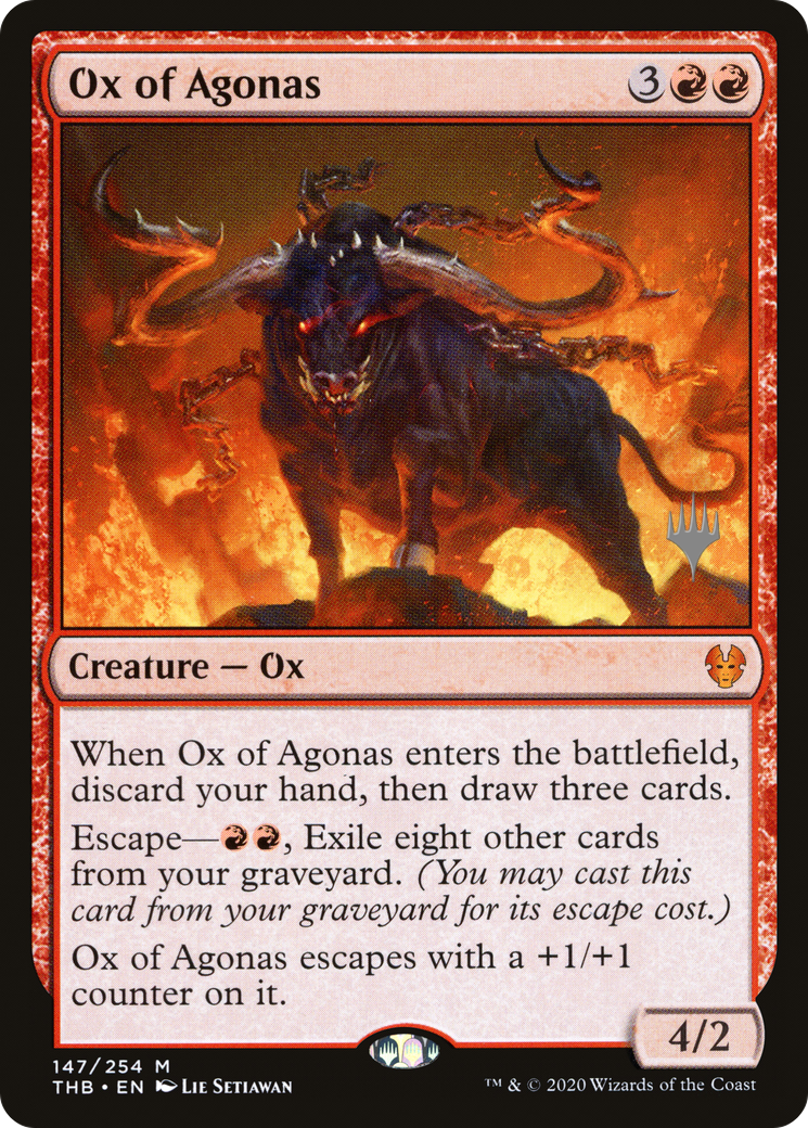 Image of Ox of Agonas (PPTHB-147) - Theros Beyond Death Promos