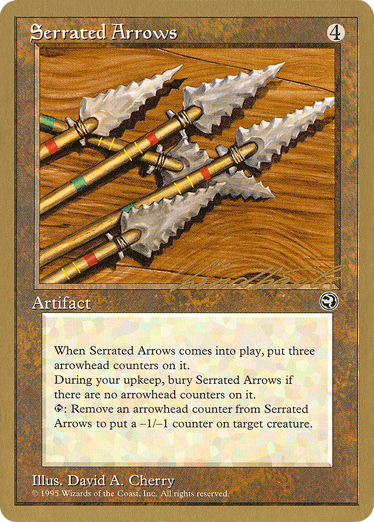 Image of Serrated Arrows - 1996 Leon Lindback (HML) (WCD-) - Pro Tour Collector Set