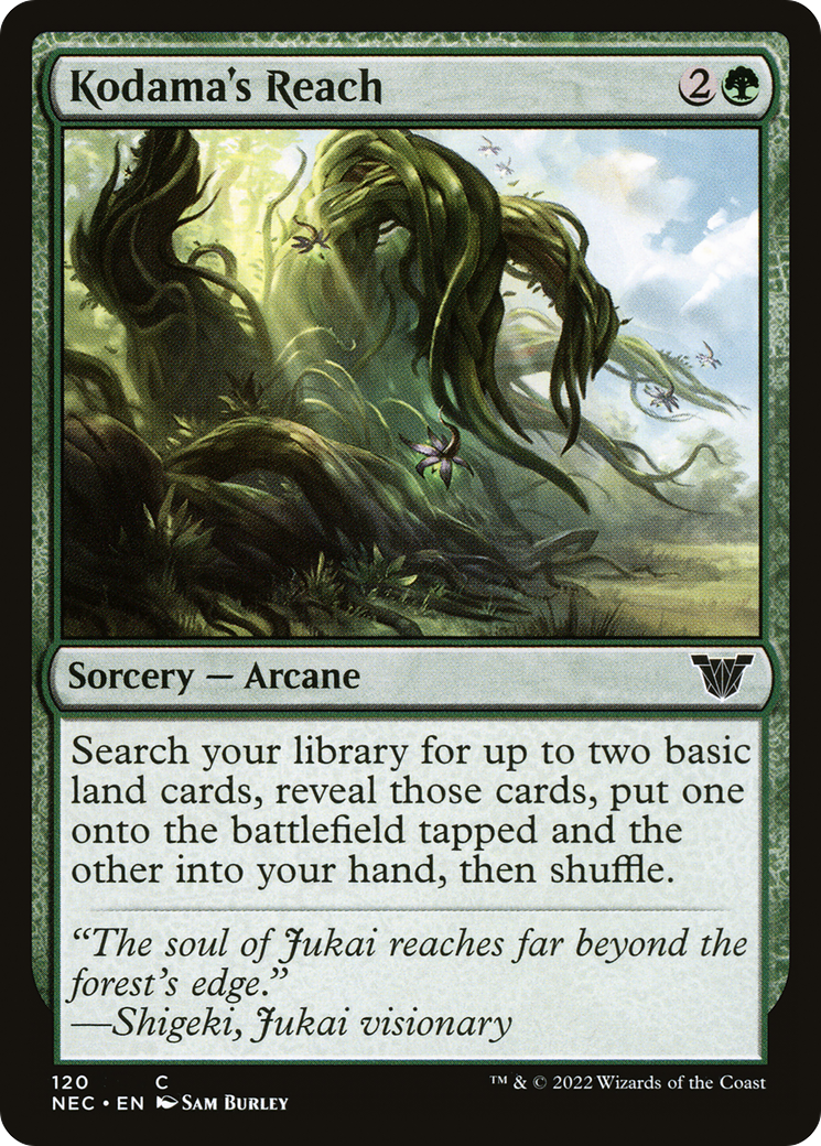 Image of Kodama's Reach (NEC-120) - Neon Dynasty Commander