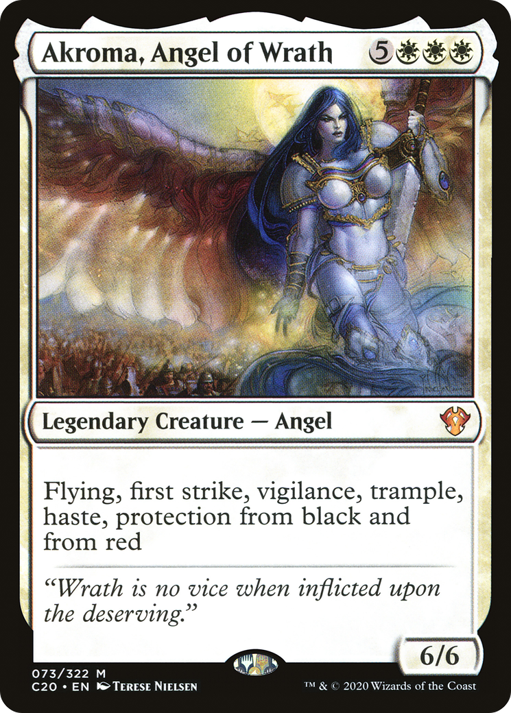 Image of Akroma, Angel of Wrath (C20-073) - Commander 2020