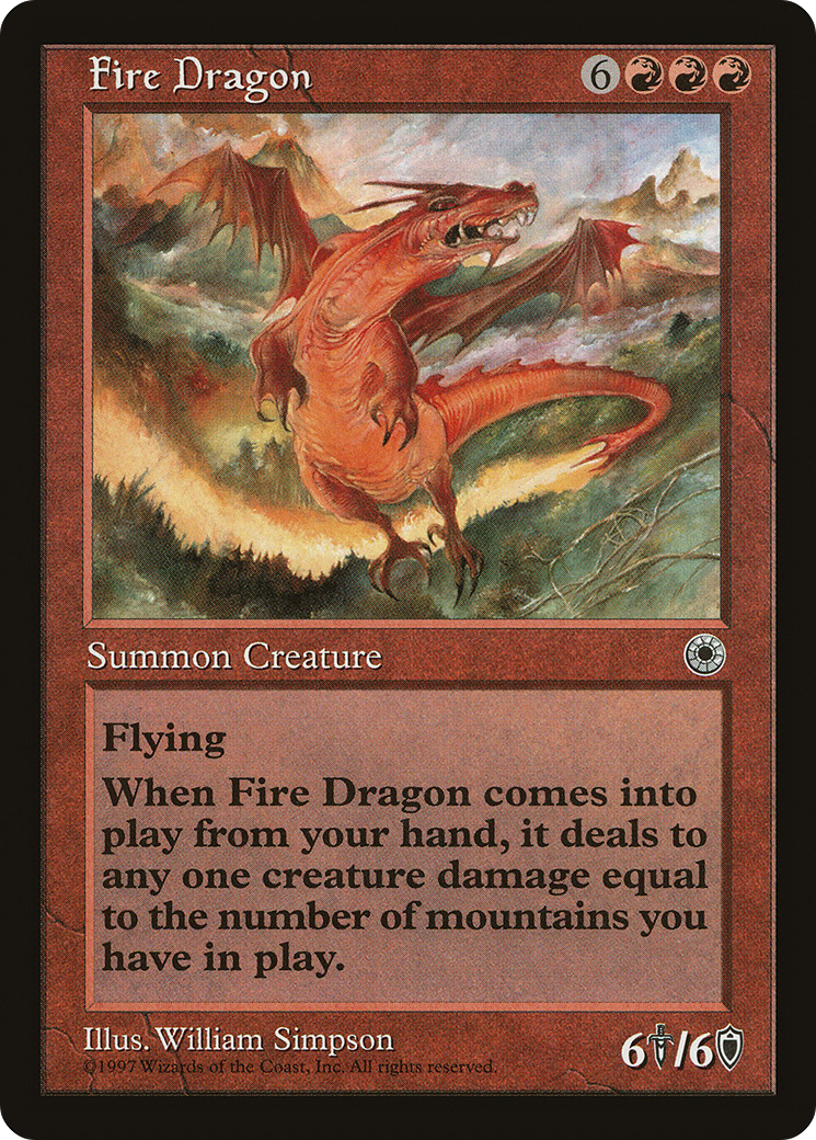 Image of Fire Dragon (POR-) - Portal