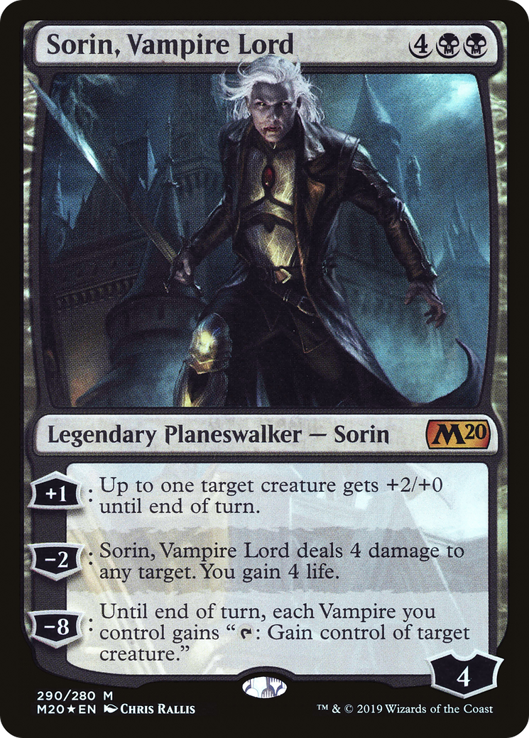 Image of Sorin, Vampire Lord (M20-290) - Core Set 2020 Foil