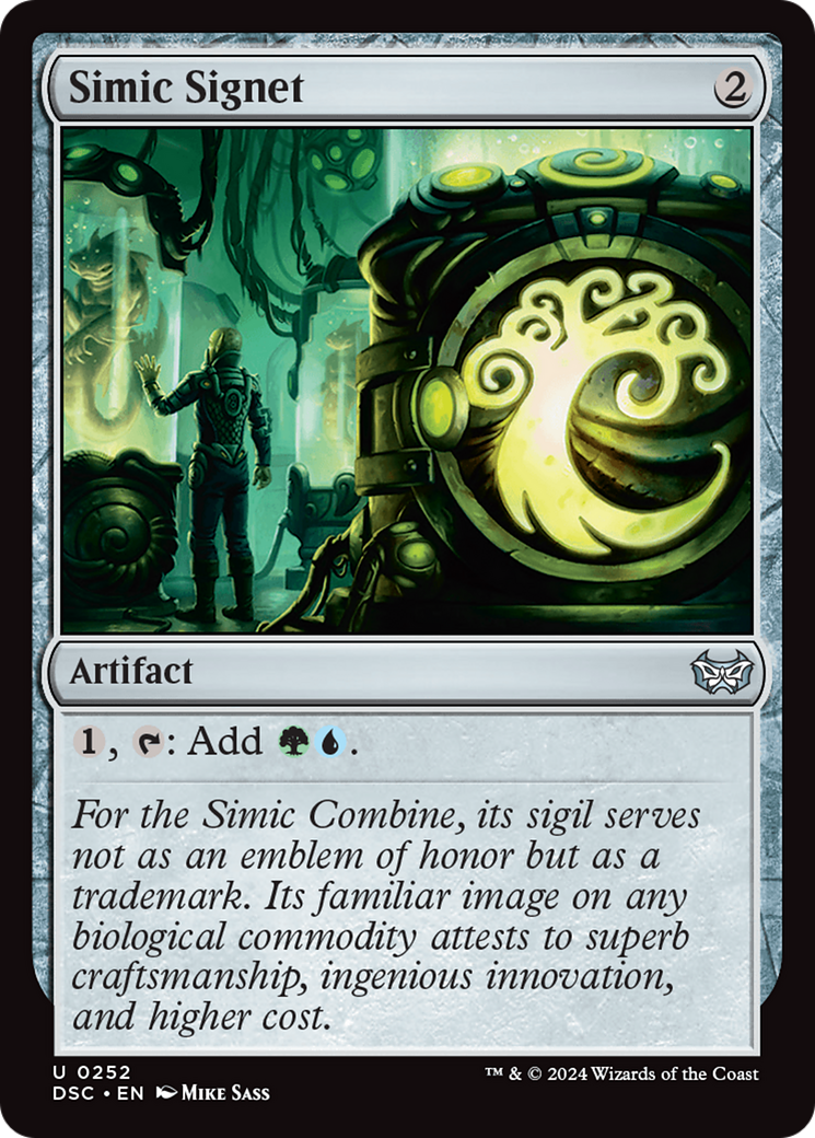Image of Simic Signet (DSC-252) - Duskmourn: House of Horror Commander