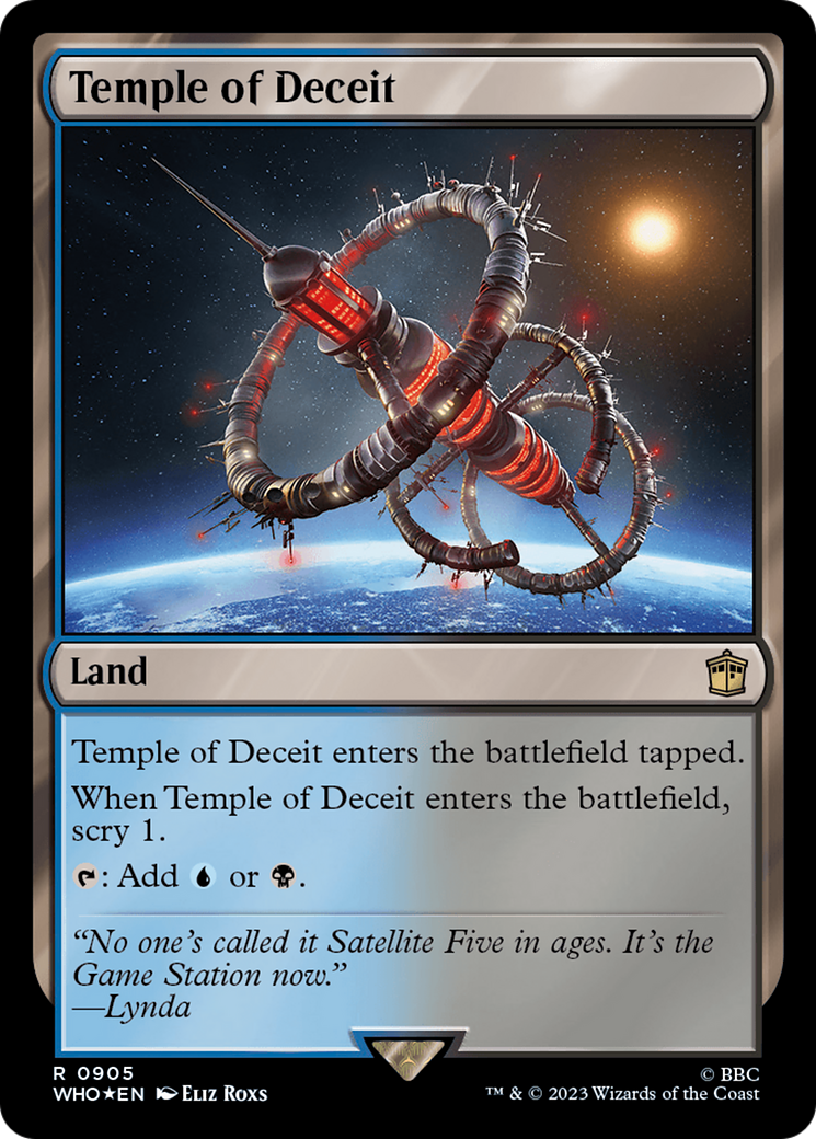 Image of Temple of Deceit (Surge Foil) (WHO-905) - Doctor Who Foil