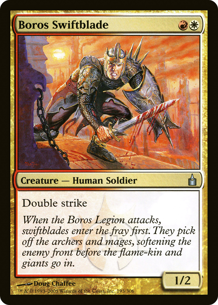 Image of Boros Swiftblade (RAV-193) - Ravnica: City of Guilds