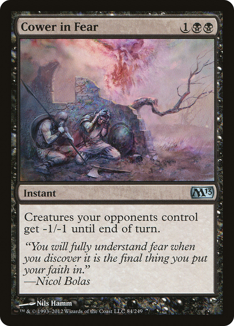 Image of Cower in Fear (M13-084) - Magic 2013 Foil