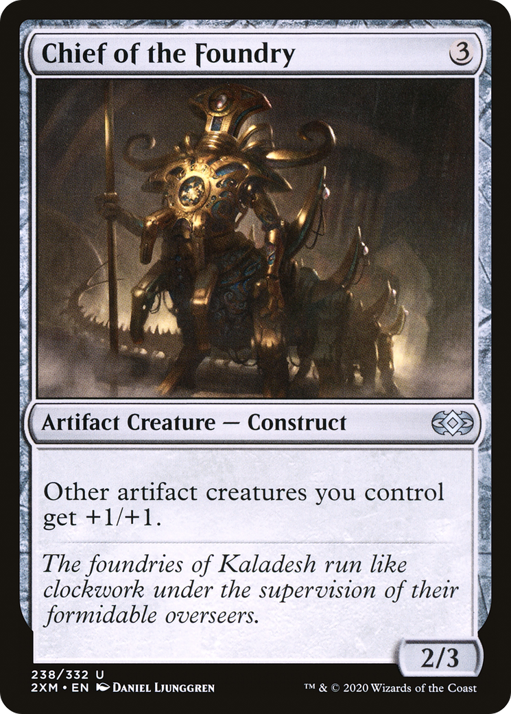 Image of Chief of the Foundry (2XM-238) - Double Masters Foil