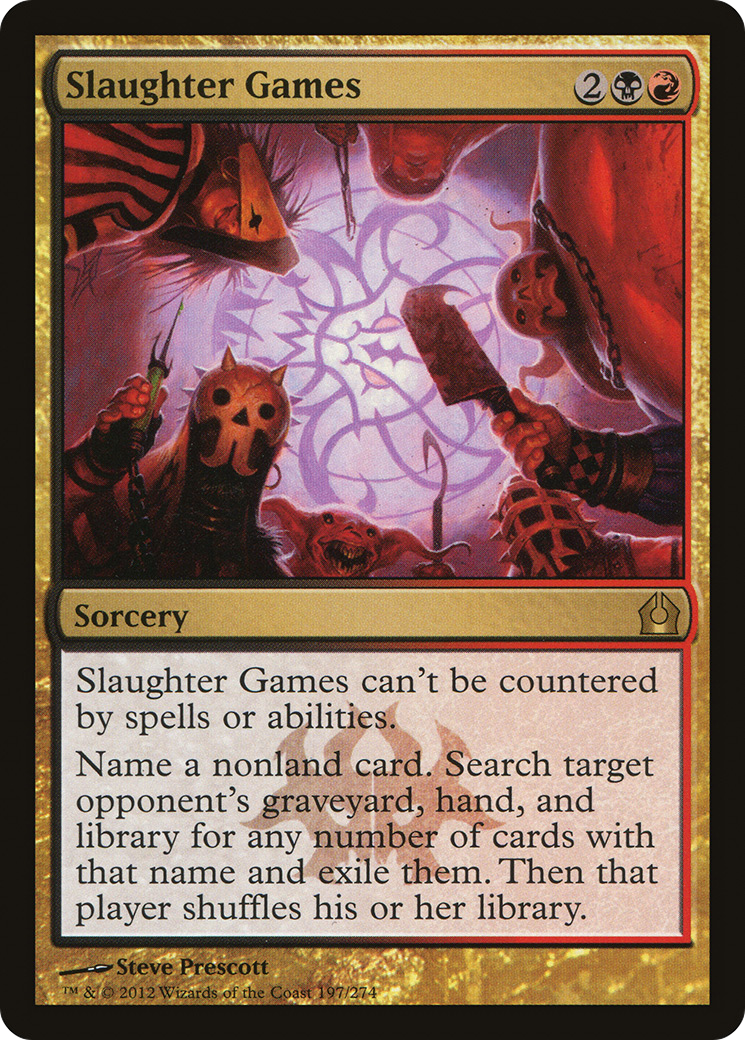 Image of Slaughter Games (RTR-197) - Return to Ravnica Foil