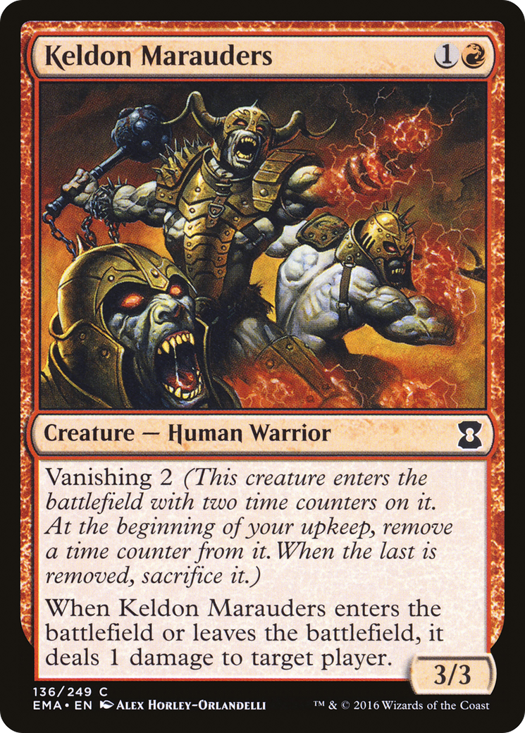 Image of Keldon Marauders (EMA-136) - Eternal Masters Foil