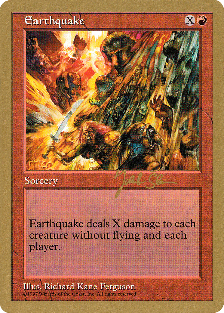 Image of Earthquake - 1997 Jakub Slemr (5ED) (WCD-) - World Championship Decks 1997