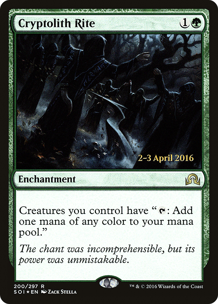 Image of Cryptolith Rite (PRE-200S) - Shadows over Innistrad Promos Foil