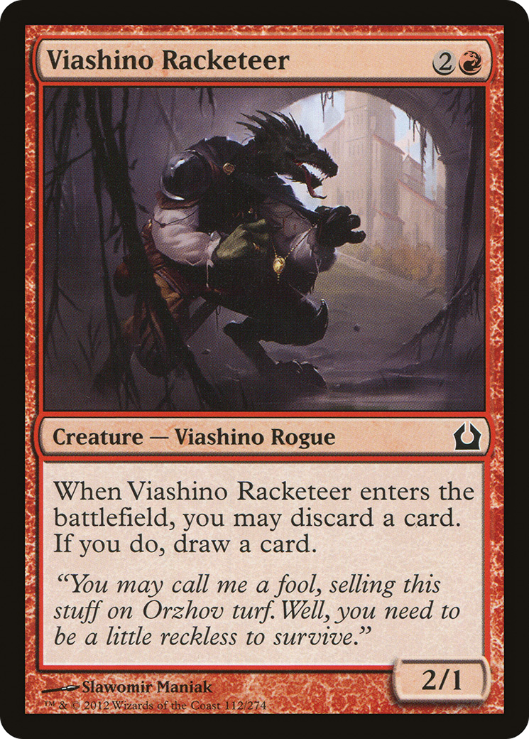 Image of Viashino Racketeer (RTR-112) - Return to Ravnica Foil