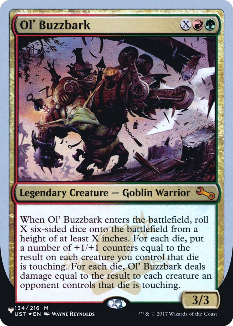 Image of Ol' Buzzbark (LIST-051) - The List (Unfinity Foil Edition) Foil