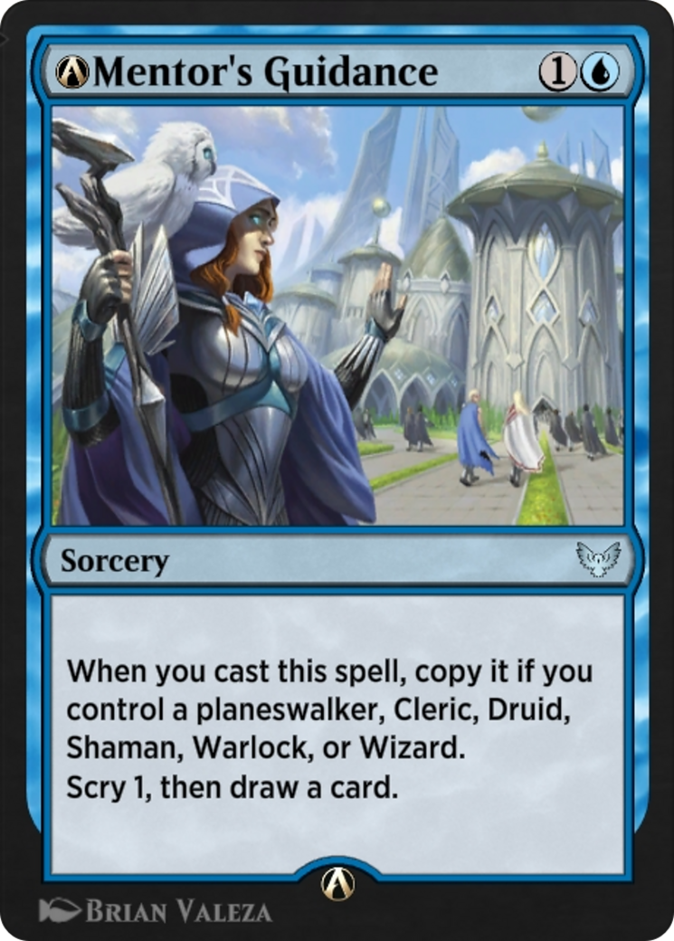 Image of A-Mentor's Guidance (STX-A-46) - Strixhaven: School of Mages