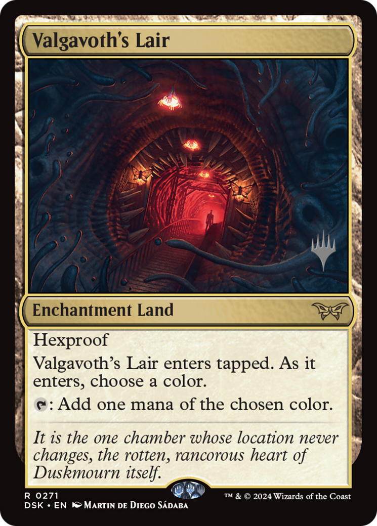 Image of Valgavoth's Lair (PPDSK-271) - Duskmourn: House of Horror Promos