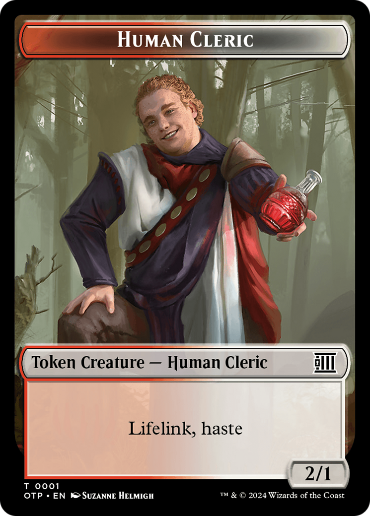 Image of Human Cleric (TOTP-001) - Breaking News Tokens