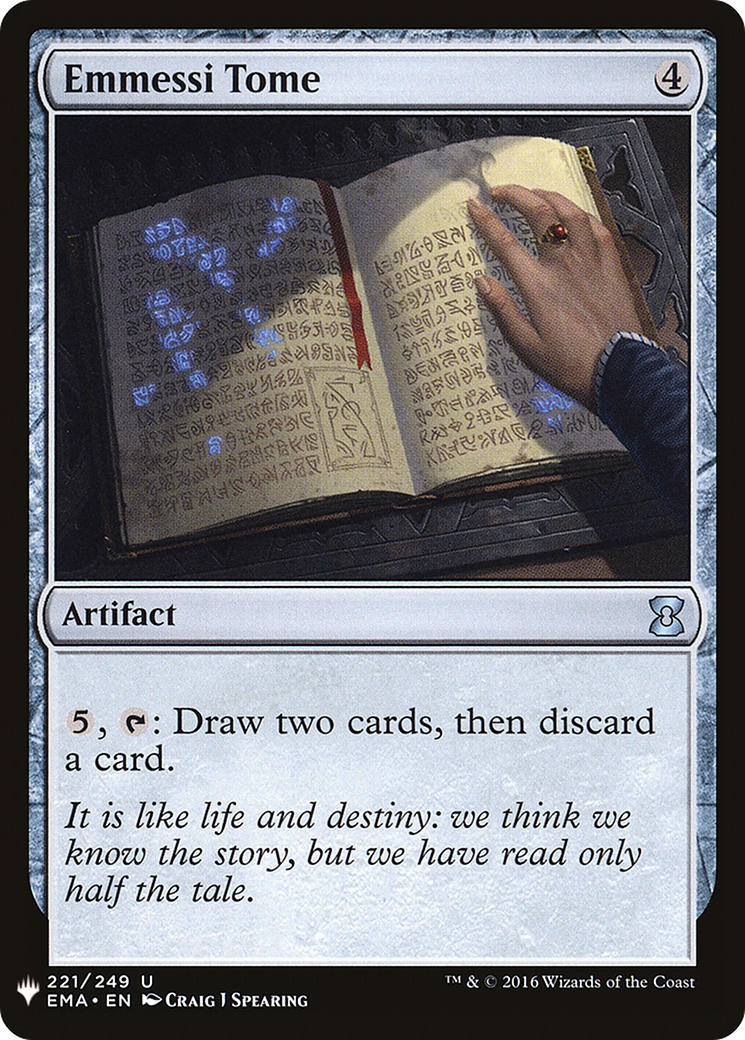 Image of Emmessi Tome (LIST-EMA-221) - The List
