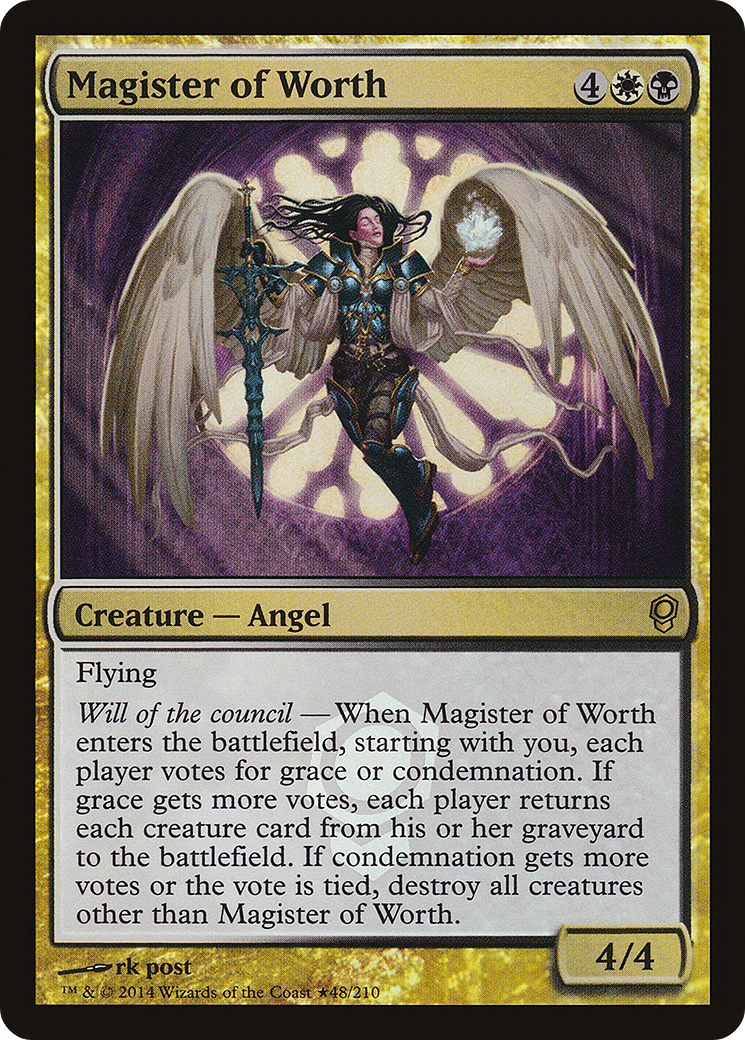 Image of Magister of Worth (LARP-048) - Conspiracy Promos Foil