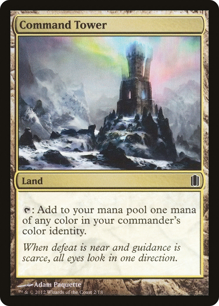 Image of Command Tower (CM1-002) - Commander's Arsenal Foil
