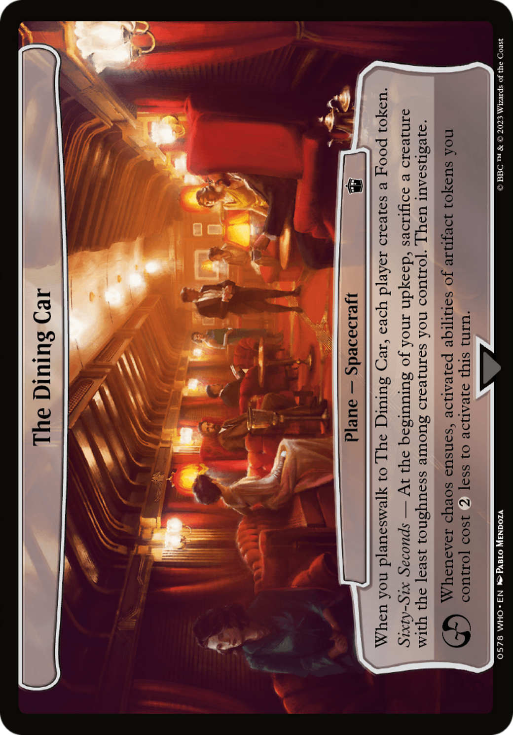 Image of The Dining Car (WHO-578) - Doctor Who
