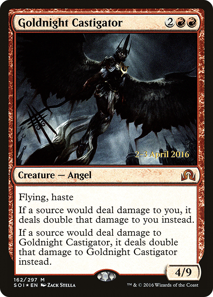Image of Goldnight Castigator (PRE-162) - Shadows over Innistrad Promos Foil