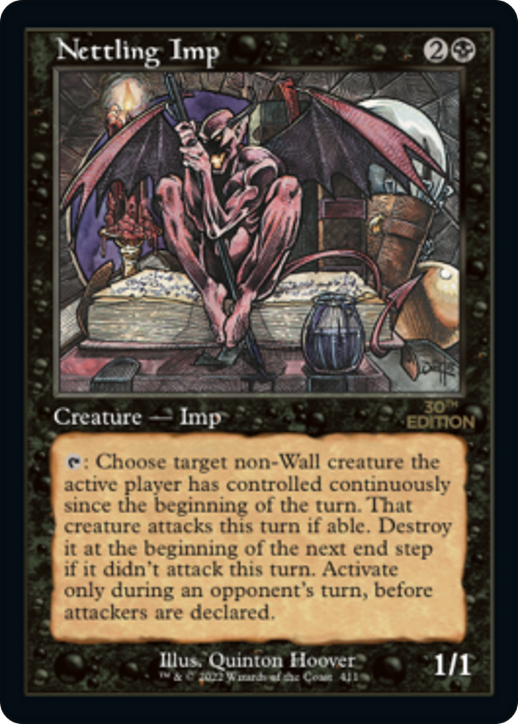 Image of Nettling Imp (Retro Frame) (30A-411) - 30th Anniversary Edition