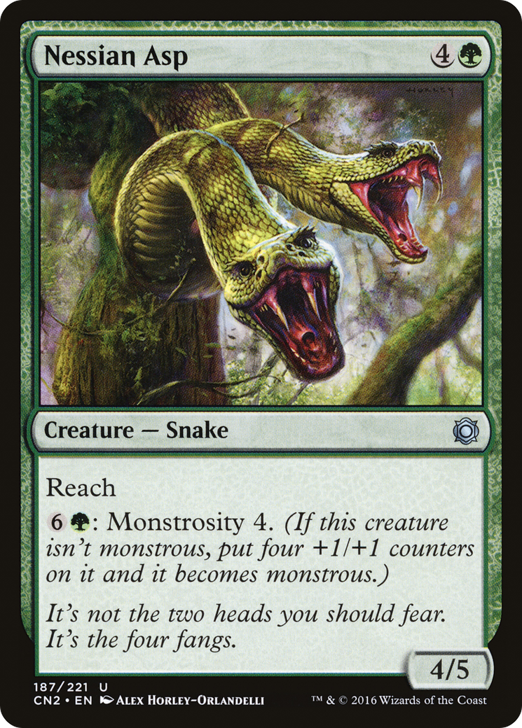Image of Nessian Asp (CN2-187) - Conspiracy: Take the Crown Foil