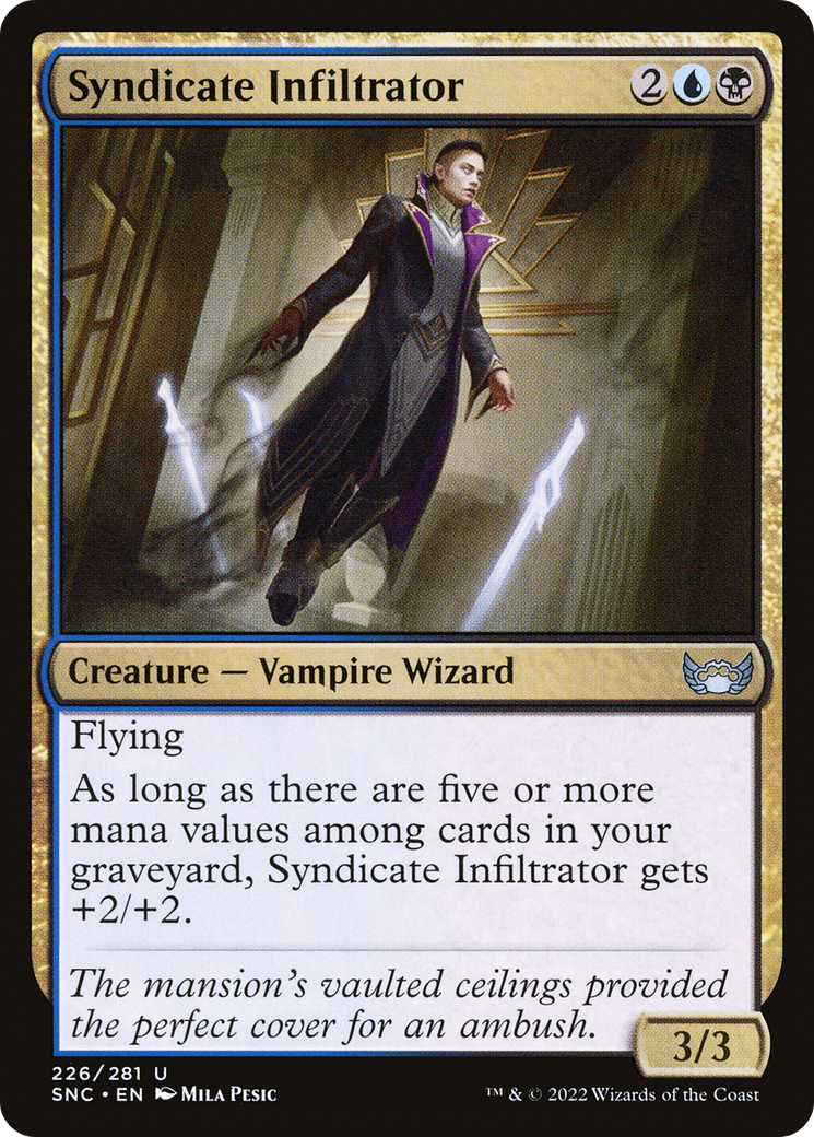 Image of Syndicate Infiltrator (SNC-226) - Streets of New Capenna Foil