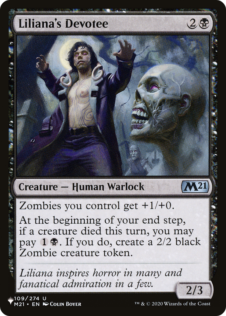 Image of Liliana's Devotee (LIST-M21-109) - The List