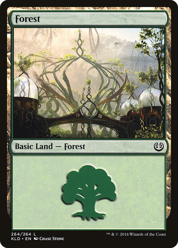 Image of Forest (KLD-264) - Kaladesh Foil
